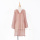 Real Silk Long Sleeve Transparent Mini Dress